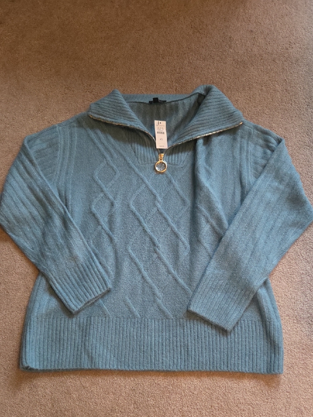 NWT Talbots XS Sweater in Dusty Blue